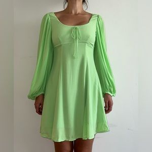 NWT STAUD Juniper Dress Pistachio Sz. 4